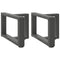 vidaXL Coffee Table Legs T-Shaped 2 pcs Anthracite 40x25x(30-31) cm Steel