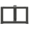 vidaXL Coffee Table Legs T-Shaped 2 pcs Anthracite 40x25x(30-31) cm Steel