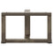 vidaXL Coffee Table Legs T-Shaped 2 pcs Natural Steel 40x25x(30-31) cm Steel