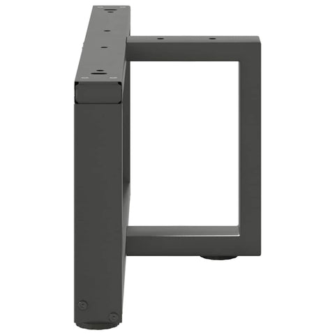 vidaXL Coffee Table Legs T-Shaped 2 pcs Anthracite 60x25x(30-31) cm Steel