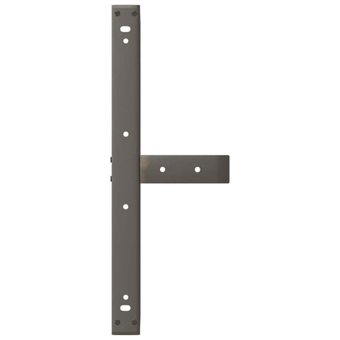 vidaXL Coffee Table Legs T-Shaped 2 pcs Natural Steel 60x25x(30-31) cm Steel