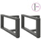 vidaXL Coffee Table Legs T-Shaped 2 pcs Anthracite 70x25x(30-31) cm Steel