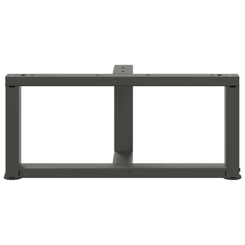 vidaXL Coffee Table Legs T-Shaped 2 pcs Anthracite 70x25x(30-31) cm Steel