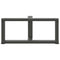 vidaXL Coffee Table Legs T-Shaped 2 pcs Anthracite 70x25x(30-31) cm Steel