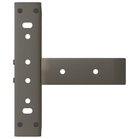 vidaXL Coffee Table Legs T-Shaped 2 pcs Natural Steel 28x25x(42-43) cm Steel