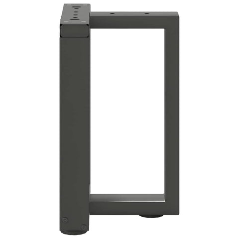 vidaXL Coffee Table Legs T-Shaped 2 pcs Anthracite 38x25x(42-43) cm Steel
