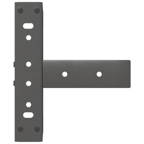 vidaXL Coffee Table Legs T-Shaped 2 pcs Anthracite 38x25x(42-43) cm Steel