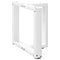 vidaXL Coffee Table Legs T-Shaped 2 pcs White 50x25x(42-43) cm Steel