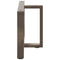 vidaXL Coffee Table Legs T-Shaped 2 pcs Natural Steel 60x25x(42-43) cm Steel