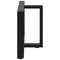 vidaXL Coffee Table Legs T-Shaped 2 pcs Black 70x25x(42-43) cm Steel