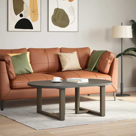 vidaXL Coffee Table Legs T-Shaped 2 pcs Natural Steel 70x25x(42-43) cm Steel