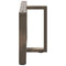 vidaXL Coffee Table Legs T-Shaped 2 pcs Natural Steel 70x25x(42-43) cm Steel