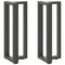 vidaXL Console Table Legs T-Shaped 2 pcs Anthracite 25x28x(72-73) cm Steel