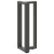 vidaXL Console Table Legs T-Shaped 2 pcs Anthracite 25x28x(72-73) cm Steel