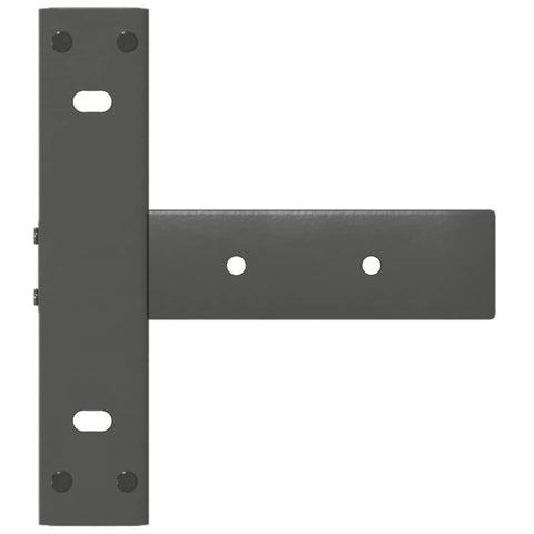 vidaXL Console Table Legs T-Shaped 2 pcs Anthracite 25x28x(72-73) cm Steel