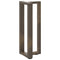 vidaXL Console Table Legs T-Shaped 2 pcs Natural Steel 25x28x(72-73) cm Steel