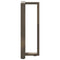 vidaXL Console Table Legs T-Shaped 2 pcs Natural Steel 25x28x(72-73) cm Steel