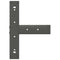 vidaXL Dining Table Legs T-Shaped 2 pcs Anthracite 50x35x(72-73) cm Steel