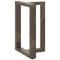 vidaXL Dining Table Legs T-Shaped 2 pcs Natural Steel 50x35x(72-73) cm Steel