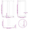 vidaXL Dining Table Legs T-Shaped 2 pcs Natural Steel 50x35x(72-73) cm Steel