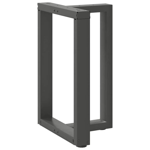 vidaXL Dining Table Legs T-Shaped 2 pcs Anthracite 60x35x(72-73) cm Steel