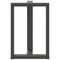 vidaXL Dining Table Legs T-Shaped 2 pcs Anthracite 60x35x(72-73) cm Steel