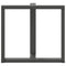 vidaXL Dining Table Legs T-Shaped 2 pcs Anthracite 70x35x(72-73) cm Steel