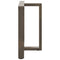 vidaXL Dining Table Legs T-Shaped 2 pcs Natural Steel 70x35x(72-73) cm Steel