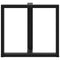 vidaXL Dining Table Legs T-Shaped 2 pcs Black 80x35x(72-73) cm Steel