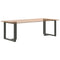 vidaXL Dining Table Legs T-Shaped 2 pcs Anthracite 80x35x(72-73) cm Steel