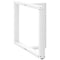 vidaXL Dining Table Legs T-Shaped 2 pcs White 90x35x(72-73) cm Steel