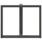 vidaXL Dining Table Legs T-Shaped 2 pcs Anthracite 90x35x(72-73) cm Steel