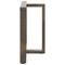 vidaXL Dining Table Legs T-Shaped 2 pcs Natural Steel 90x35x(72-73) cm Steel