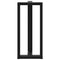 vidaXL Bar Table Legs T-Shaped 2 pcs Black 40x35x(90-91) cm Steel