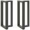 vidaXL Bar Table Legs T-Shaped 2 pcs Anthracite 40x35x(90-91) cm Steel