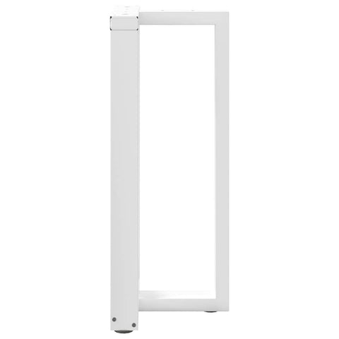 vidaXL Bar Table Legs T-Shaped 2 pcs White 50x35x(90-91) cm Steel