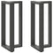 vidaXL Bar Table Legs T-Shaped 2 pcs Anthracite 50x35x(90-91) cm Steel