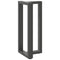 vidaXL Bar Table Legs T-Shaped 2 pcs Anthracite 50x35x(90-91) cm Steel