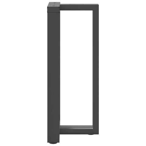 vidaXL Bar Table Legs T-Shaped 2 pcs Anthracite 50x35x(90-91) cm Steel