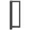 vidaXL Bar Table Legs T-Shaped 2 pcs Anthracite 50x35x(90-91) cm Steel