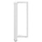 vidaXL Bar Table Legs T-Shaped 2 pcs White 60x35x(90-91) cm Steel
