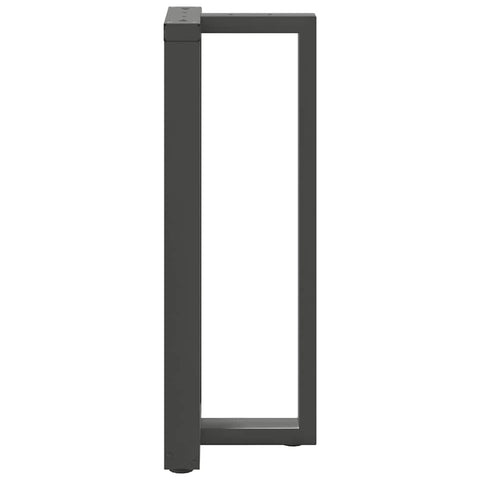 vidaXL Bar Table Legs T-Shaped 2 pcs Anthracite 40x35x(100-101) cm Steel