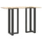 vidaXL Bar Table Legs T-Shaped 2 pcs Anthracite 40x35x(100-101) cm Steel