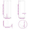 vidaXL Bar Table Legs T-Shaped 2 pcs Anthracite 40x35x(100-101) cm Steel