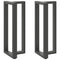 vidaXL Bar Table Legs T-Shaped 2 pcs Anthracite 50x35x(100-101) cm Steel