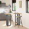 vidaXL Bar Table Legs T-Shaped 2 pcs Anthracite 50x35x(100-101) cm Steel