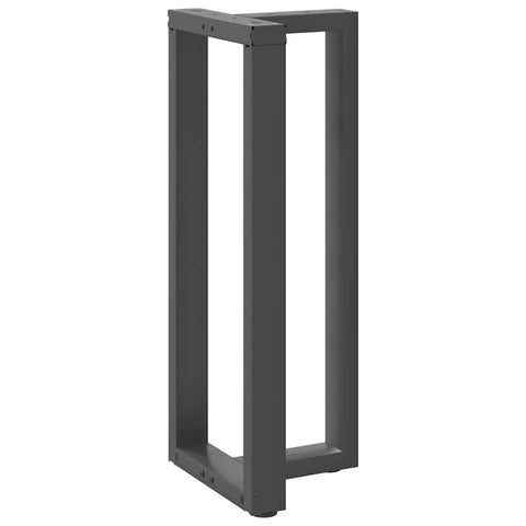 vidaXL Bar Table Legs T-Shaped 2 pcs Anthracite 50x35x(100-101) cm Steel