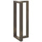 vidaXL Bar Table Legs T-Shaped 2 pcs Natural Steel 50x35x(100-101) cm Steel