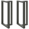 vidaXL Bar Table Legs T-Shaped 2 pcs Anthracite 60x35x(100-101) cm Steel