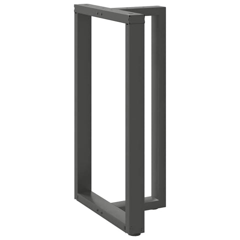 vidaXL Bar Table Legs T-Shaped 2 pcs Anthracite 60x35x(100-101) cm Steel